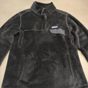 Patagonia Black Retool Snap-T Fleece Pullover